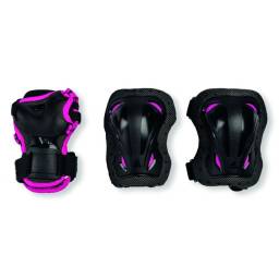 Rollerblade Set Protecciones Gear 3 Pack Junior XXS Black/Pink