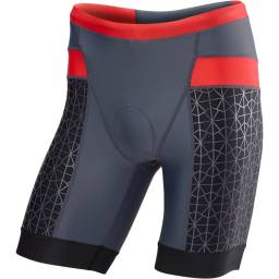 Tyr Tri Short 9 Competitor M Grey/Red